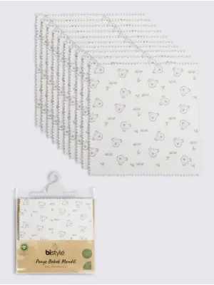 Bistyle Koala 20x20 10Lu Penye Mendil 90165 Ekru