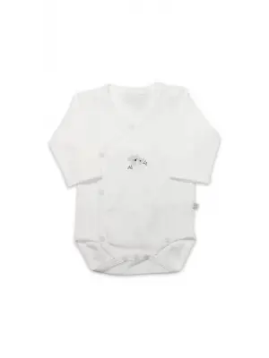 Bistyle Kruvaze Body Uzun Kol Lıttle Koala 17113 Gri