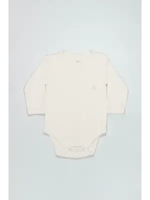 Bistyle Natural Basic Style Uzun Kol Body 17104 Ekru
