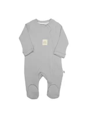 Bistyle Style Natural Fermuarlı Bebe Tulum 15115 Gri