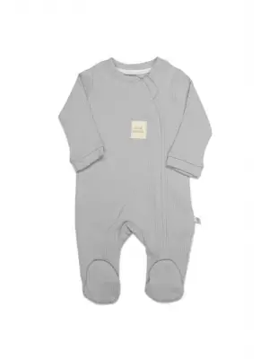 Bistyle Style Natural Fermuarlı Bebe Tulum 15115 Gri