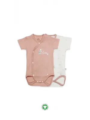 Bloom Rose 2li Yarım Kol Badi 17119 Ekru Gül Kurusu