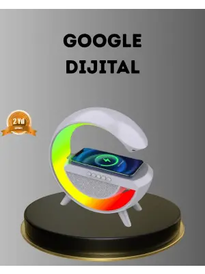 Bluetooth 5.0 Hoparlör – Kablosuz Şarj, Rgb Gece Lambası Ve Fm Radyo