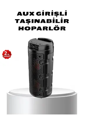 Bluetooth 5.0 Kablosuz Hoparlör Çift Sürücülü Yüksek Ses Kalitesi Kompakt Tasarım