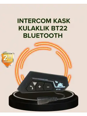Bluetooth 5.0 Motosiklet Kask Kulaklık Eller Serbest Ve Müzik Özellikli