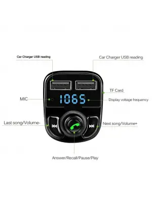 Omarı Akıllı Bluetooth Araç Kiti FM Transmitter