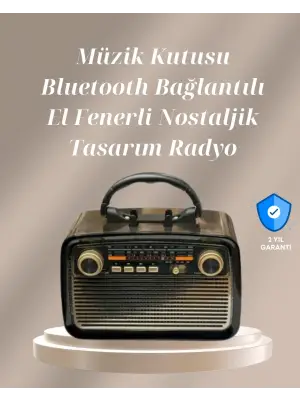 Bluetooth Bağlantılı Taşınabilir Hoparlör – Fm/am Radyo Özellikli, Şarj Edilebilir Batarya, 1 Kg