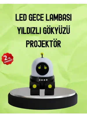 Bluetooth Bağlantılı Yüksek Çözünürlüklü Galaksi Projektör