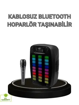Bluetooth Hoparlör – Kablosuz Bağlantı, 2 Saat Müzik Süresi