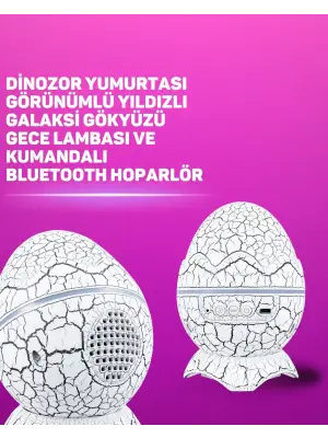 Bluetooth Hoparlör Özellikli 7 Renkli Gece Aydınlatması