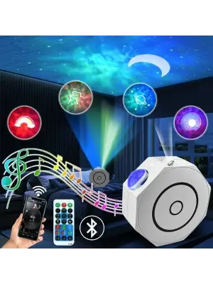 Bluetooth Özellikli Anason Projektör Gece Lambası