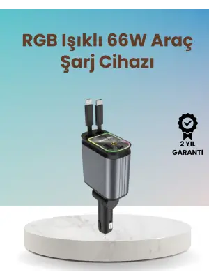 Bmw, Mercedes, Audi, Volkswagen Araçlar İçin 4’ü 1 Arada Hızlı Şarj Cihazı