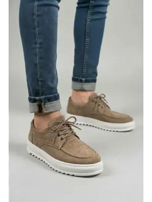 BN-T12x Arts Bağcıklı Süet Erkek Günlük Spor Klasik Ayakkabı SBT - Camel