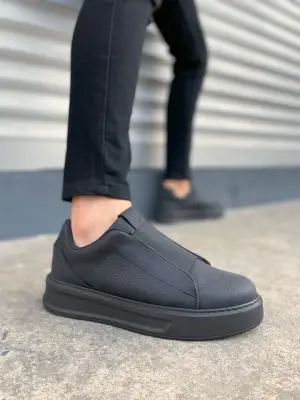 Omarı Siyah Cilt Erkek Günlük Spor Ayakkabı