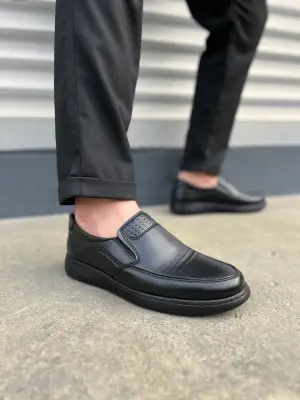 Modern Erkek Klasik Ayakkabı - Siyah