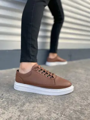 Omarı Hafif ve Şık Günlük Spor Ayakkabı Taba Seçenekli