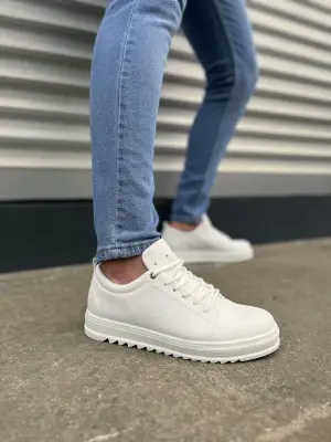 Omarı Cool Bağcıklı Beyaz Erkek Spor Ayakkabı