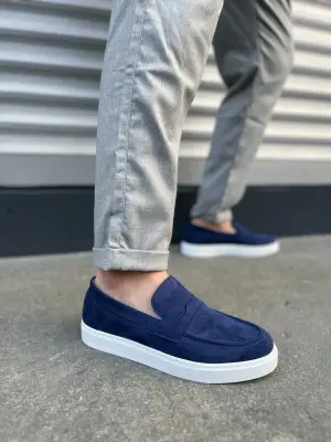 BN180 Benorra X Bağcıksız Süet Erkek Günlük Spor Klasik Ayakkabı SBT - Lacivert