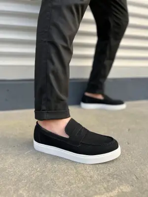 Modern Bağcıksız Süet Erkek Ayakkabı