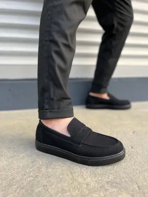 Modern Bağcıksız Süet Erkek Ayakkabı