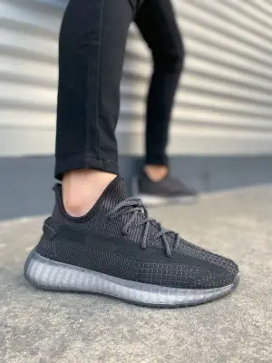 Modern Pulse Bağcıklı Erkek Spor Ayakkabı - Siyah