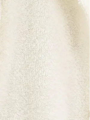 Boydan Düğmeli Cepli Pelüş Ceket -Ekru