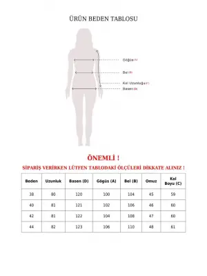 Mint Boydan Düğmeli Cepli Pelüş Ceket Kadın Giyim