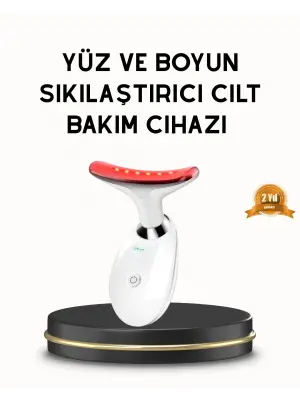 Boyun Ve Gıdı Toparlayıcı Ems Cilt Sıkılaştırıcı 7000 Titreşim Isı Terapisi