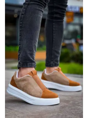 Omarı Yüksek Taban Tek Bant Günlük Erkek Ayakkabı