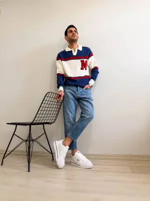 BR-04 Benorra Beyaz Cilt Günlük Erkek Ayakkabı