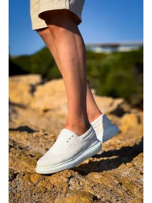 Trend Beyaz Günlük Erkek Ayakkabı