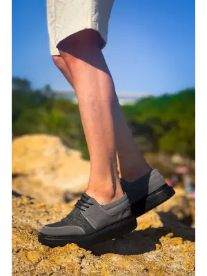 Modern Bağcıklı Günlük Erkek Ayakkabı