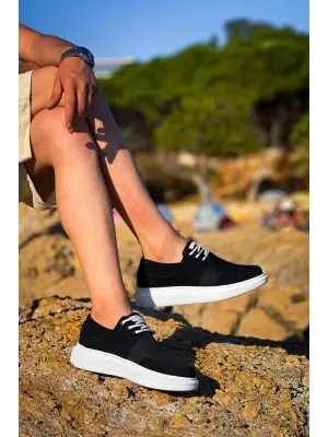 Trend Siyah Günlük Erkek Ayakkabı