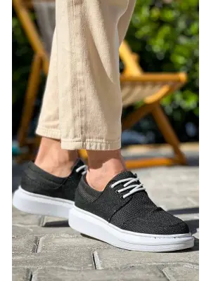 Omarı Siyah Günlük Erkek Ayakkabı - Rahat ve Şık Tasarım