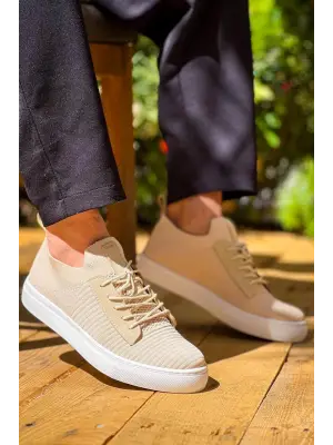 Omarı Yüksek Taban Bağcıklı Günlük Erkek Ayakkabı