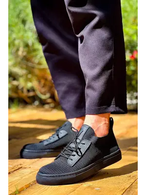 Yüksek Taban Bağcıklı Günlük Erkek Ayakkabı