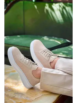 Trend Bağcıklı Triko Erkek Ayakkabı