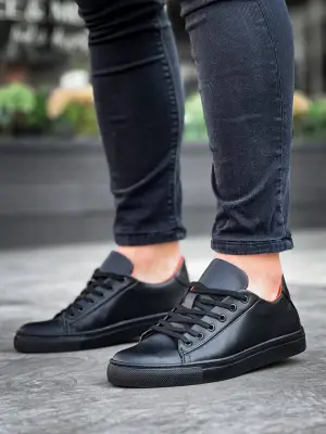 Modern Yüksek Taban Bağcıklı Erkek Ayakkabı