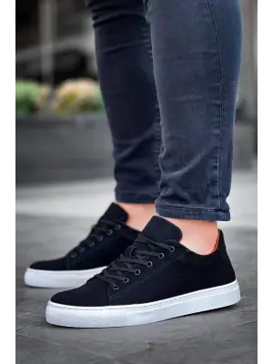 Yüksek Taban Bağcıklı Günlük Erkek Ayakkabı