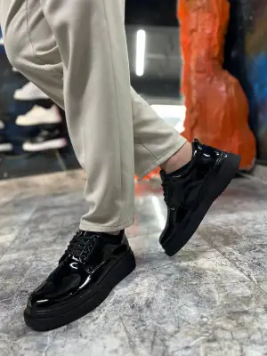 BR-16 Benorra Kömür Rugan Günlük Erkek Ayakkabı