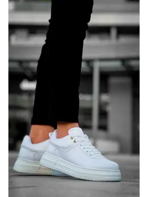 Modern Beyaz Cilt Erkek Ayakkabı