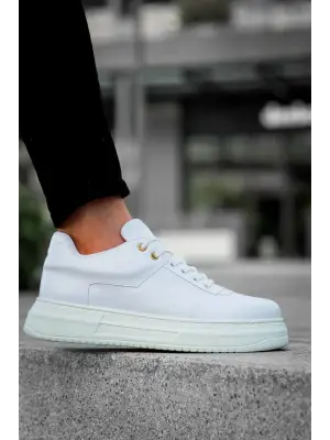 BR-20 Benorra Beyaz Cilt Günlük Erkek Ayakkabı