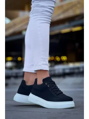 BR-20 Benorra Siyah Süet  Günlük Erkek Ayakkabı