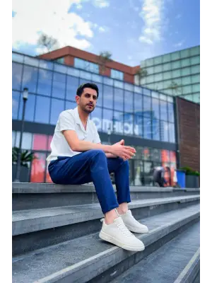 Modern Yüksek Taban Erkek Spor Ayakkabı