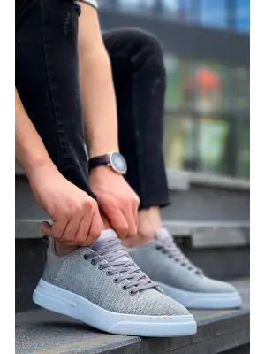 Yüksek Taban Günlük Erkek Spor Ayakkabı