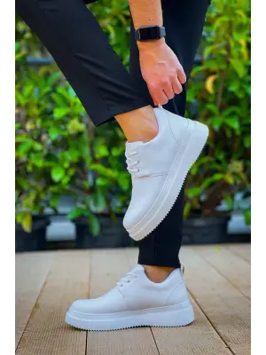 Cool Beyaz Cilt Bağcıklı Erkek Ayakkabı