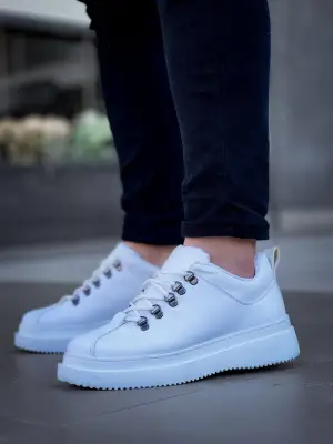 Modern Yüksek Taban Bağcıklı Erkek Ayakkabı