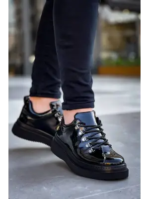 Yüksek Taban Bağcıklı Erkek Ayakkabı