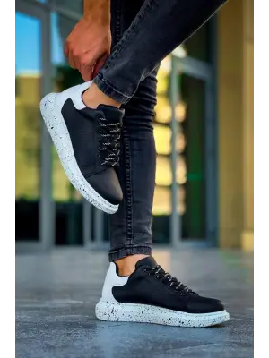 Trend Yüksek Taban Bağcıklı Erkek Ayakkabı