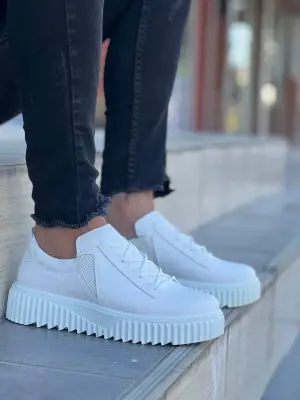 Yüksek Taban Detaylı Günlük Erkek Ayakkabı